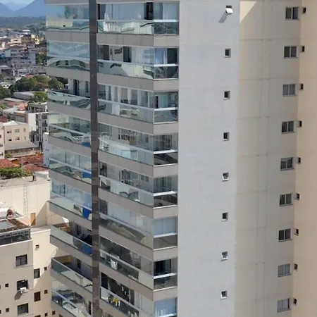 Desfrute De Um Moderno Apto Na Praia Do Morro, Com Deslumbrante Vista Mar, A Uma Quadra Da Praia, Redes De Protecao, Quartos Com Ar Condicionado, Roupas De Cama E Banho, Tv 65, Internet 500 Mega, Predio Com Piscina E Portaria 24 Horas Guarapari Exterior photo